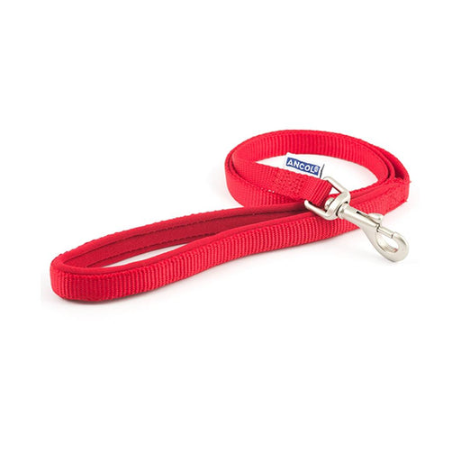 Ancol Nylon Lead Red 100cm x 12mm