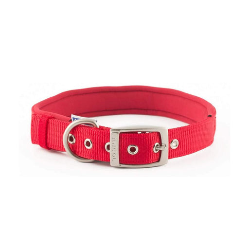 Ancol Padded Eyelet Collar Red 36-46cm