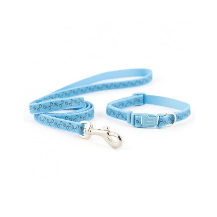 Ancol Small Bite C&L Set Reflective Blue