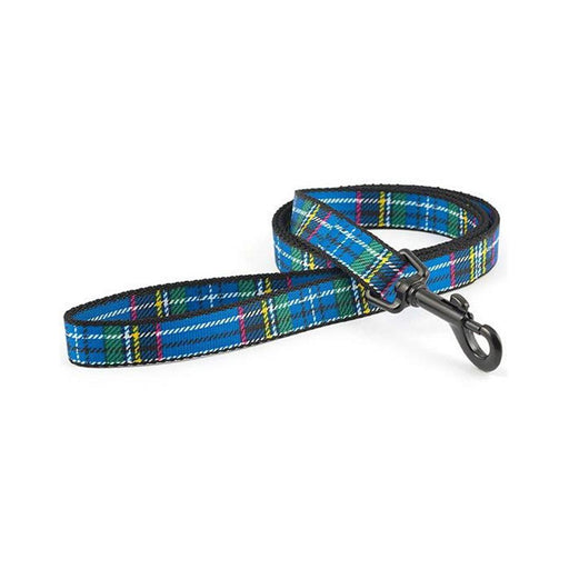 Ancol Tartan Lead Blue 100cm