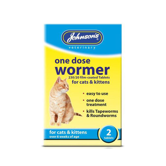 Johnsons 1 Dose Wormer Cat