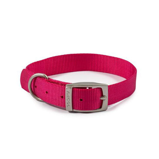 Ancol Nylon Collar Raspberry Size 2