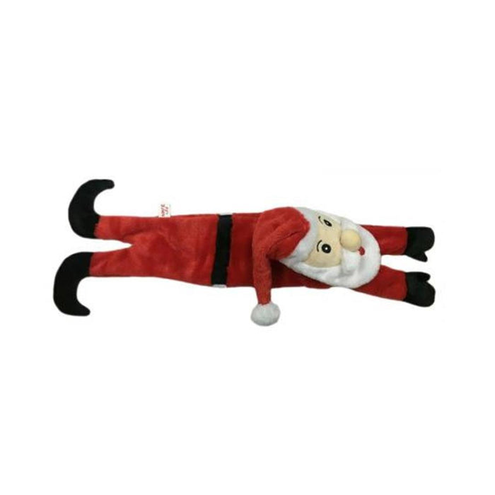 Animate Squeaky Flat Toy Santa