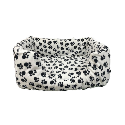 Neewdog Bed Cover White Paw Print Large