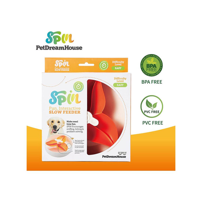 SPIN Interactive Bowl Orange Bougainvilla