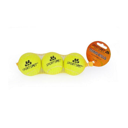 SportsPet Tennis Balls x3