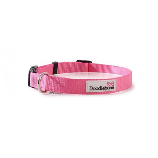 Doodlebone Nylon Collar Pink XSmall